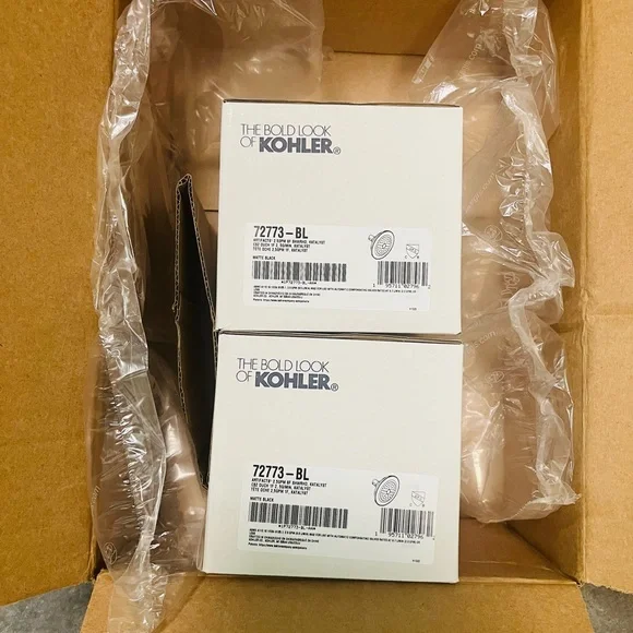 Kohler Matte Black Showerhead - Picture 4 of 8